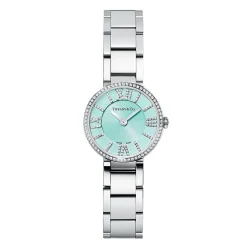 Tiffany & Co. Atlas® 2-Hand 24 mm women's watch in stainless steel with diamonds. | ^Women Gifts for Her|Her