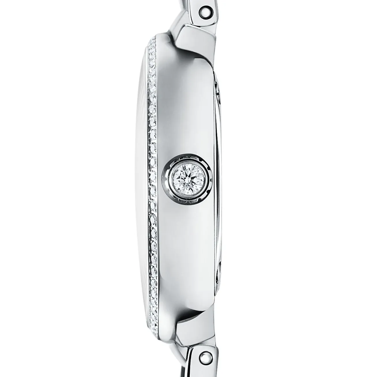 Tiffany & Co. Atlas® 2-Hand 24 mm women's watch in stainless steel with diamonds. | ^Women Business Gifts|Women’s Watches