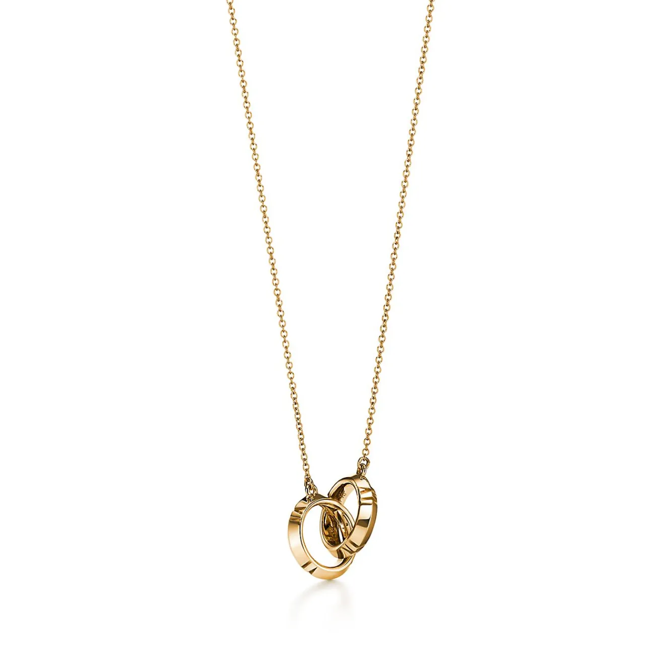 Tiffany & Co. Atlas® X Closed Interlocking Pendant in Yellow Gold | ^ Necklaces & Pendants|Men's Jewelry