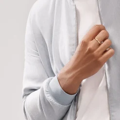 Tiffany & Co. Atlas® X Closed Narrow Ring in Rose Gold, 3 mm Wide | ^ Rings|Men's Jewelry