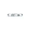 Tiffany & Co. Atlas® X Closed Narrow Ring in White Gold, 3 mm Wide | ^ Rings|Men's Jewelry