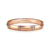 Tiffany & Co. Atlas® X Closed Wide Hinged Bangle in Rose Gold with Diamonds | ^ Bracelets|Men's Jewelry