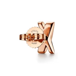 Tiffany & Co. Atlas® X Earrings in Rose Gold with Diamonds | ^ Earrings|Rose Gold Jewelry