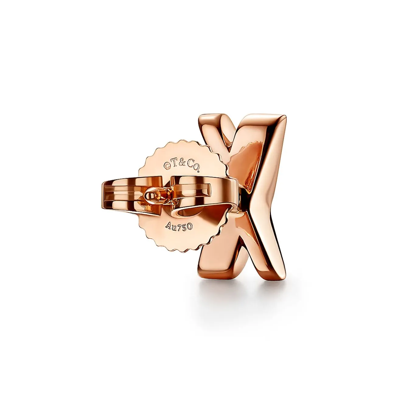 Tiffany & Co. Atlas® X Earrings in Rose Gold with Diamonds | ^ Earrings|Rose Gold Jewelry
