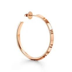 Tiffany & Co. Atlas® X Hoop Earrings in Rose Gold, Large | ^ Earrings|Hoop Earrings