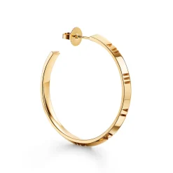 Tiffany & Co. Atlas® X Hoop Earrings in Yellow Gold, Large | ^ Earrings|Hoop Earrings