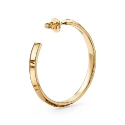 Tiffany & Co. Atlas® X Hoop Earrings in Yellow Gold, Large | ^ Earrings|Hoop Earrings