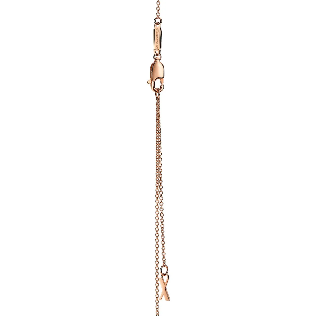 Tiffany & Co. Atlas® X Open Pendant in Rose Gold, Large | ^ Necklaces & Pendants|Men's Jewelry