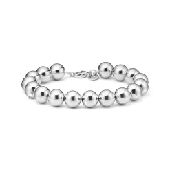 Tiffany & Co. Bead bracelet in sterling silver, 7.5" long and 10 mm. | ^ Bracelets|Men's Jewelry