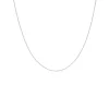 Tiffany & Co. Beaded chain in 18k white gold, 16" long. | ^ Necklaces & Pendants