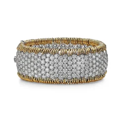 Tiffany & Co. Bracelet in Platinum and Yellow Gold with Diamonds | ^ Bracelets|Gold Jewelry