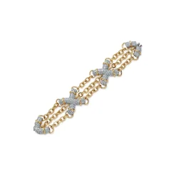 Tiffany & Co. Bracelet in Platinum and Yellow Gold with Diamonds | ^ Bracelets|Gold Jewelry