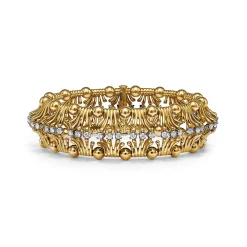 Tiffany & Co. Bracelet in Yellow Gold and Platinum with Diamonds | ^ Bracelets|Gold Jewelry