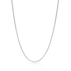 Tiffany & Co. Chain in 18k white gold, 18" long. | ^ Necklaces & Pendants|Necklaces & Pendants