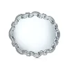 Tiffany & Co. Chippendale oval tray in sterling silver. | ^ Tableware|Flatware & Trays