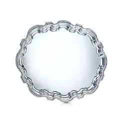 Tiffany & Co. Chippendale oval tray in sterling silver. | ^ Tableware|Flatware & Trays