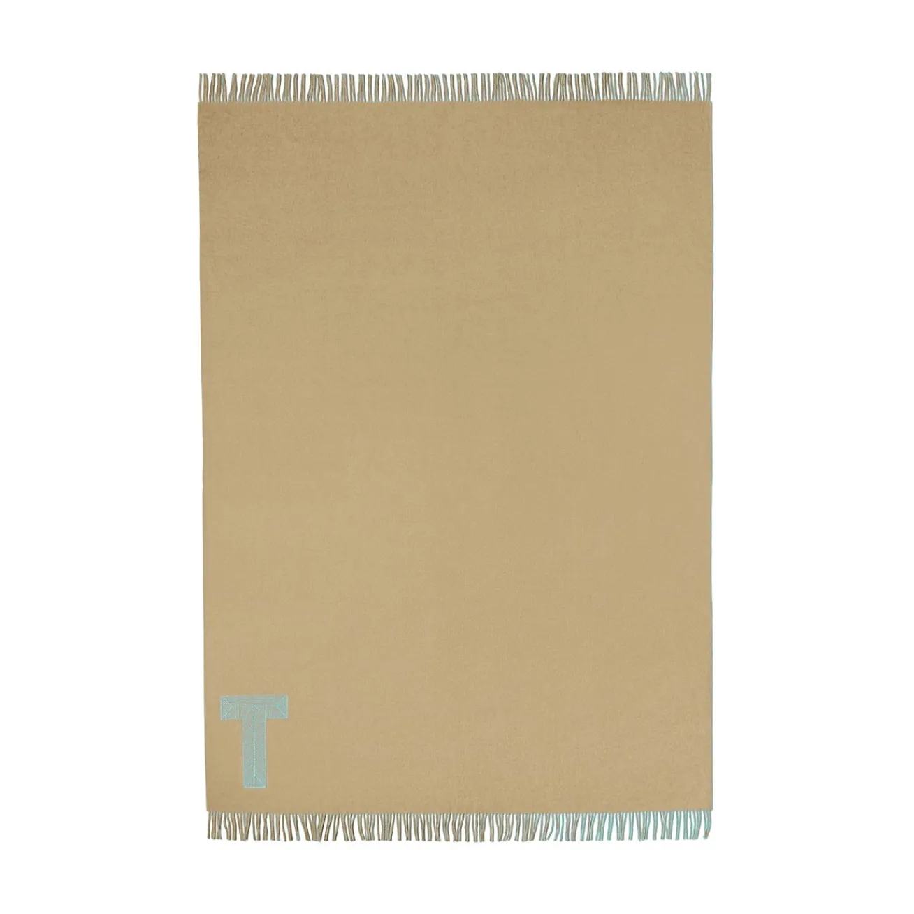 Tiffany & Co. Color Block Blanket in Tiffany Blue® and Camel Brown Cashmere and Wool | ^ Him|Gifts for Him