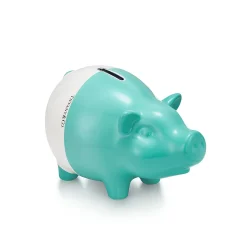 Tiffany & Co. Color Block piggy bank in earthenware. | ^ Baby|Baby