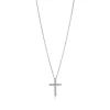 Tiffany & Co. Cross pendant in platinum with diamonds, small. | ^ Necklaces & Pendants|Platinum Jewelry