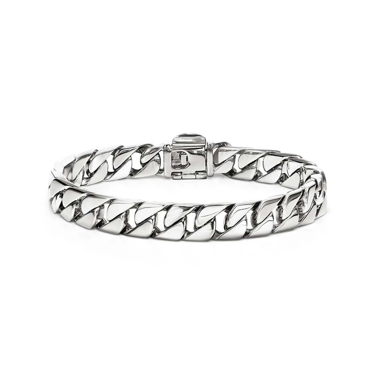 Tiffany & Co. Curb link bracelet in sterling silver, medium. | ^ Bracelets|Men's Jewelry