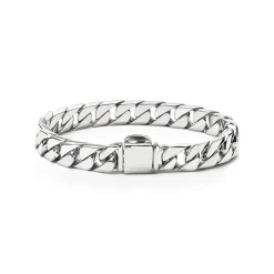 Tiffany & Co. Curb link bracelet in sterling silver, medium. | ^ Bracelets|Men's Jewelry
