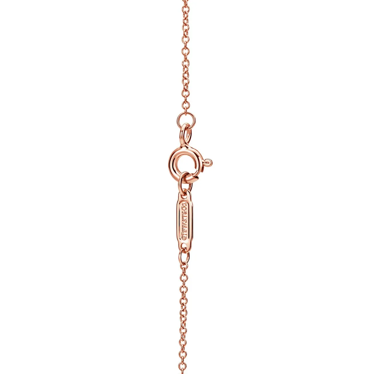 Tiffany & Co. Diamond heart pendant in 18k rose gold, mini. | ^ Necklaces & Pendants|Rose Gold Jewelry