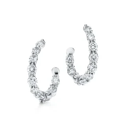 Tiffany & Co. Diamond Inside-Out Hoop Earrings | ^ Earrings|Hoop Earrings