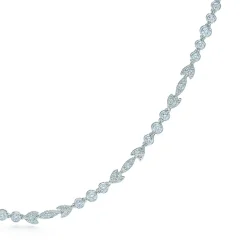 Tiffany & Co. Diamond laurel necklace in platinum. | ^ Platinum Jewelry|Diamond Jewelry