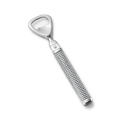Tiffany & Co. Diamond Point bottle opener in sterling silver and stainless steel. | ^ The Couple|Wedding Gifts