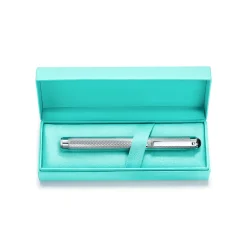 Tiffany & Co. Diamond Point fountain pen in sterling silver with a black onyx cabochon. | ^ Him|Gifts for Him