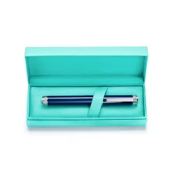 Tiffany & Co. Diamond Point fountain pen in sterling silver and brass with lacquer finish. | ^ Him|Gifts for Him