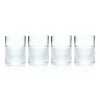Tiffany & Co. Diamond Point shot glasses in clear crystal glass, set of four. | ^ The Home|Housewarming Gifts