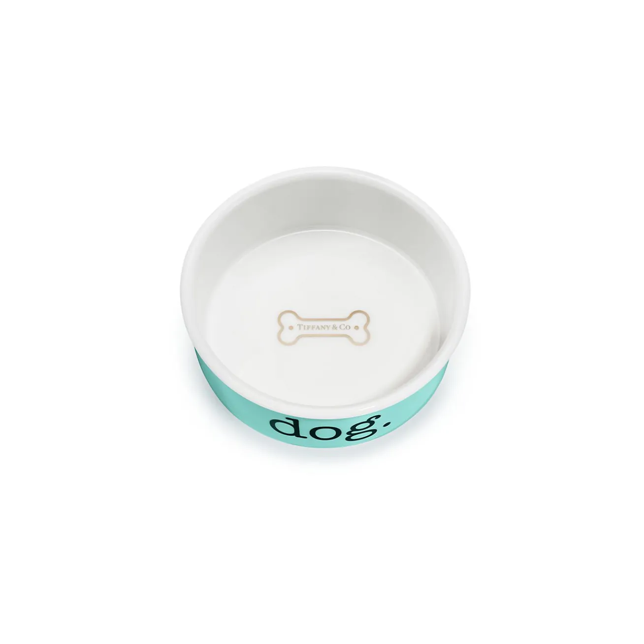 Tiffany & Co. Dog bowl in bone china, extra small. | ^ Stationery, Games & Unique Objects|Games & Novelties