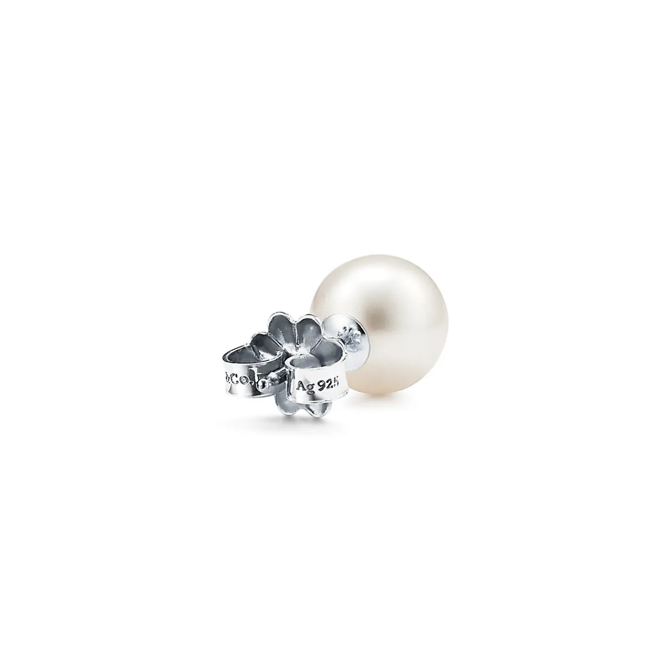 Tiffany & Co. Earrings in sterling silver with freshwater cultured pearls, for pierced ears. Pearls, 8-9 mm. | ^ Earrings|Sterling Silver Jewelry