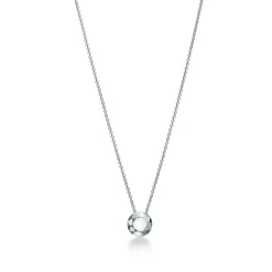Tiffany & Co. Elsa Peretti® 2 Carat Faceted Pendant in Silver | ^ Necklaces & Pendants|Sterling Silver Jewelry