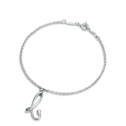 Tiffany & Co. Elsa Peretti® Alphabet bracelet in sterling silver. Letters A-Z available. | ^ Bracelets|Gifts for Her