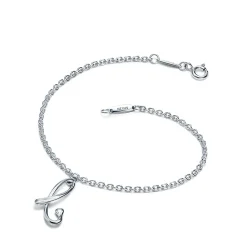 Tiffany & Co. Elsa Peretti® Alphabet bracelet in sterling silver. Letters A-Z available. | ^ Bracelets|Gifts for Her
