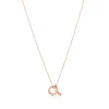 Tiffany & Co. Elsa Peretti® Alphabet Letter A Pendant in Rose Gold, Mini | ^ Necklaces & Pendants|Rose Gold Jewelry