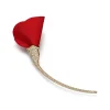 Tiffany & Co. Elsa Peretti® Amapola Brooch in Yellow Gold with Diamonds and Red Silk | ^ Brooches|Elsa Peretti®