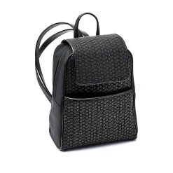 Tiffany & Co. Elsa Peretti® backpack in black leather with lacquered Open Hearts. | ^Women Elsa Peretti®|Bags