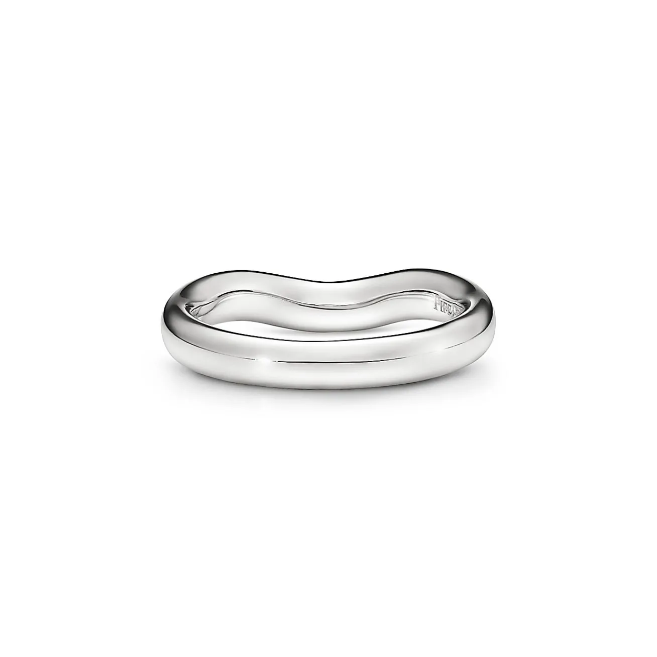 Tiffany & Co. Elsa Peretti® band ring with diamonds in platinum, wide. | ^ Rings|Platinum Jewelry