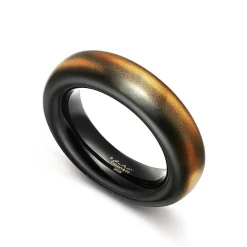 Tiffany & Co. Elsa Peretti® bangle in black and gold lacquer over Japanese hardwood, medium. | ^ Bracelets|Elsa Peretti®