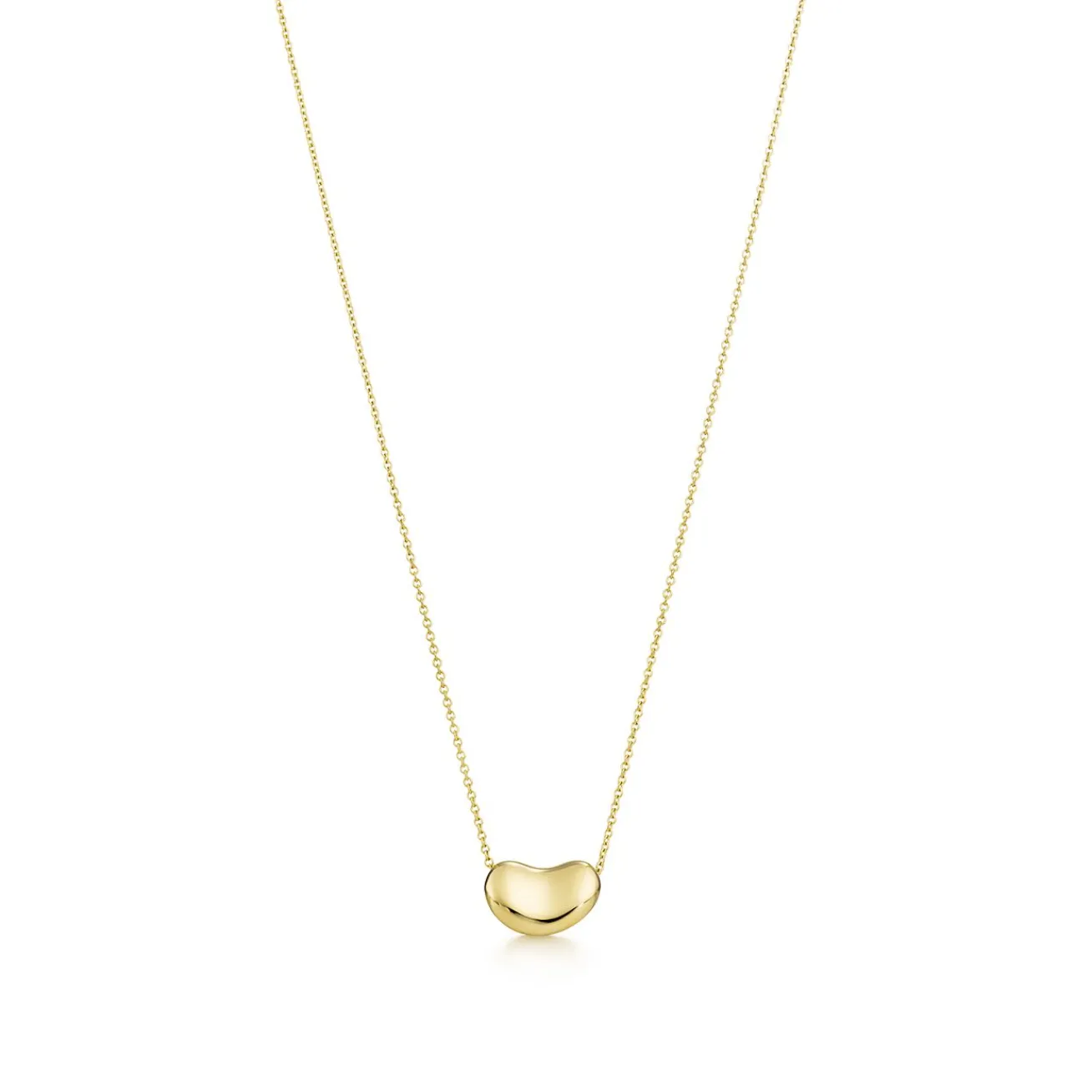 Tiffany & Co. Elsa Peretti® Bean® design pendant in 18k gold. | ^ Necklaces & Pendants|Gold Jewelry