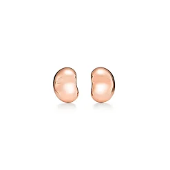 Tiffany & Co. Elsa Peretti® Bean® design Earrings in Rose Gold, 9 mm | ^ Earrings|Rose Gold Jewelry