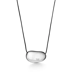 Tiffany & Co. Elsa Peretti® Bean® design Pendant in Sterling Silver, 50 mm | ^ Necklaces & Pendants|Elsa Peretti®