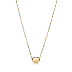 Tiffany & Co. Elsa Peretti® Bean® design Pendant in Yellow Gold, 6.5 mm | ^ Necklaces & Pendants|Gold Jewelry