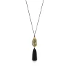 Tiffany & Co. Elsa Peretti® Bean® design Necklace of Green Jade with Yellow Gold, 29 x 50 mm | ^ Necklaces & Pendants|Gold Jewelry