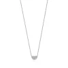 Tiffany & Co. Elsa Peretti® Bean® design Pendant in Platinum with Diamonds, 9 mm | ^ Necklaces & Pendants|Platinum Jewelry