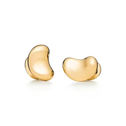 Tiffany & Co. Elsa Peretti® Bean® design Cuff Links in Yellow Gold, 18 mm | ^ Elsa Peretti®|Him