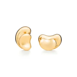 Tiffany & Co. Elsa Peretti® Bean® design Cuff Links in Yellow Gold, 18 mm | ^ Elsa Peretti®|Him